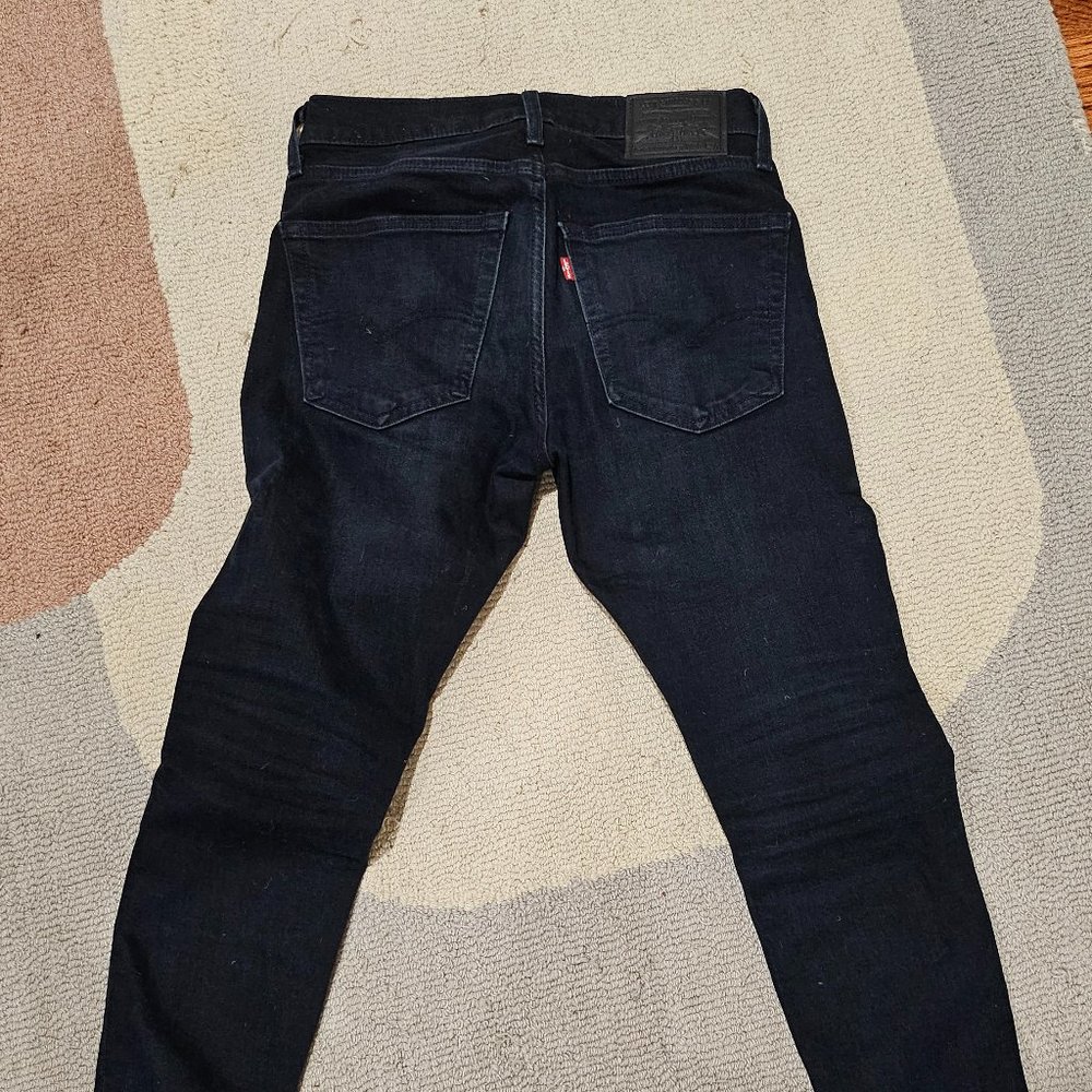 Levis Skinny Taper 30x30 Navy Jeans